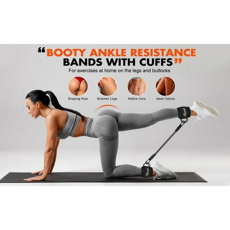 HPYGN Ankle Resistance Bands, Ankle Bands for Working Out with Cuffs