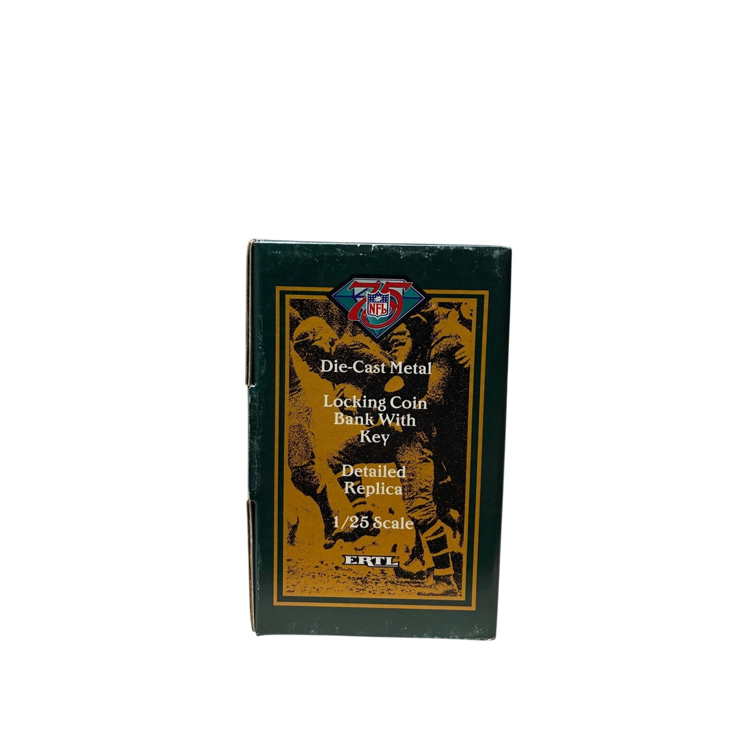 ERTL 1:25 SCALE NFL 75TH ANNIVERSARY DIE CAST METAL BANK 1994 NIB