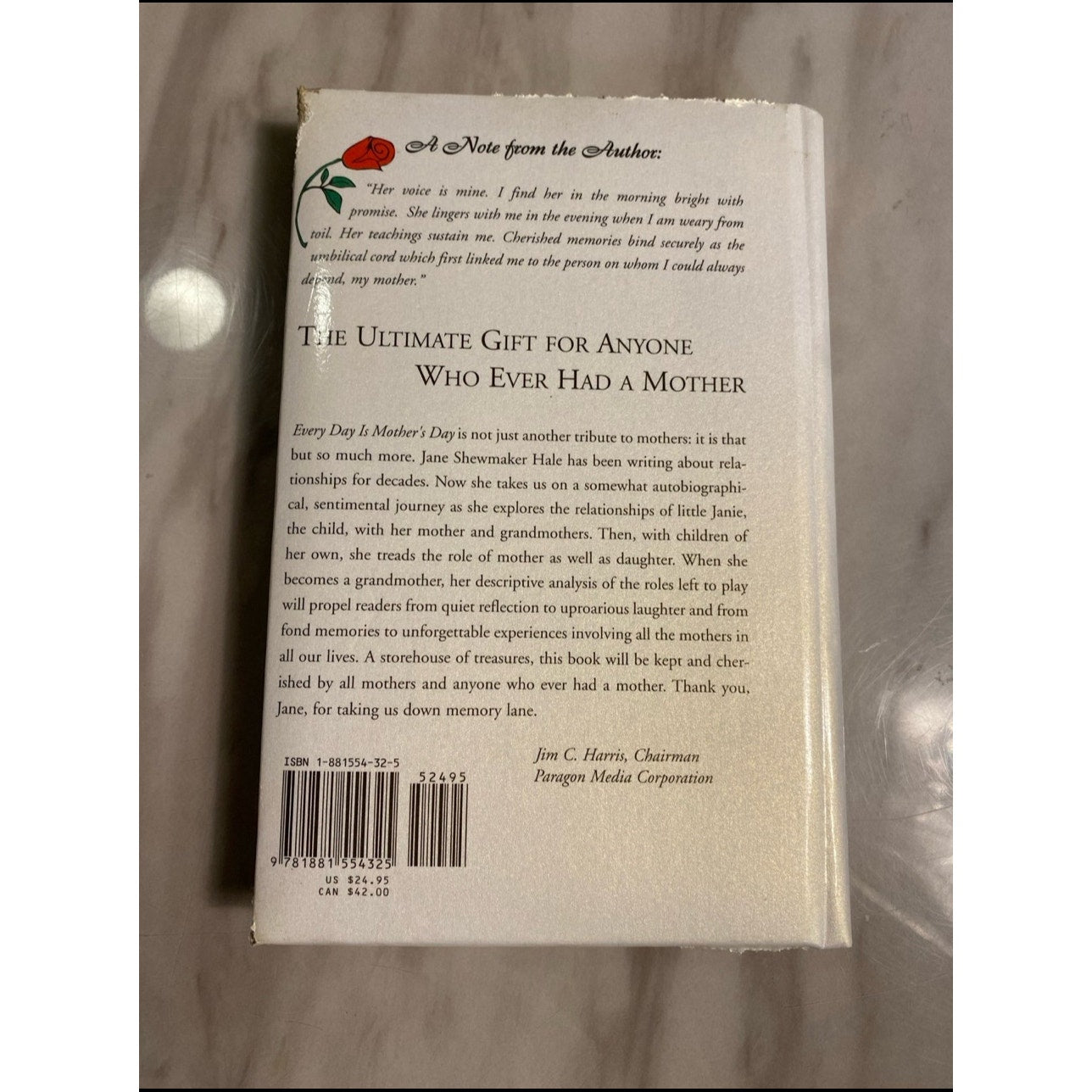 Everyday is Mother’s Day Hard Cover Book