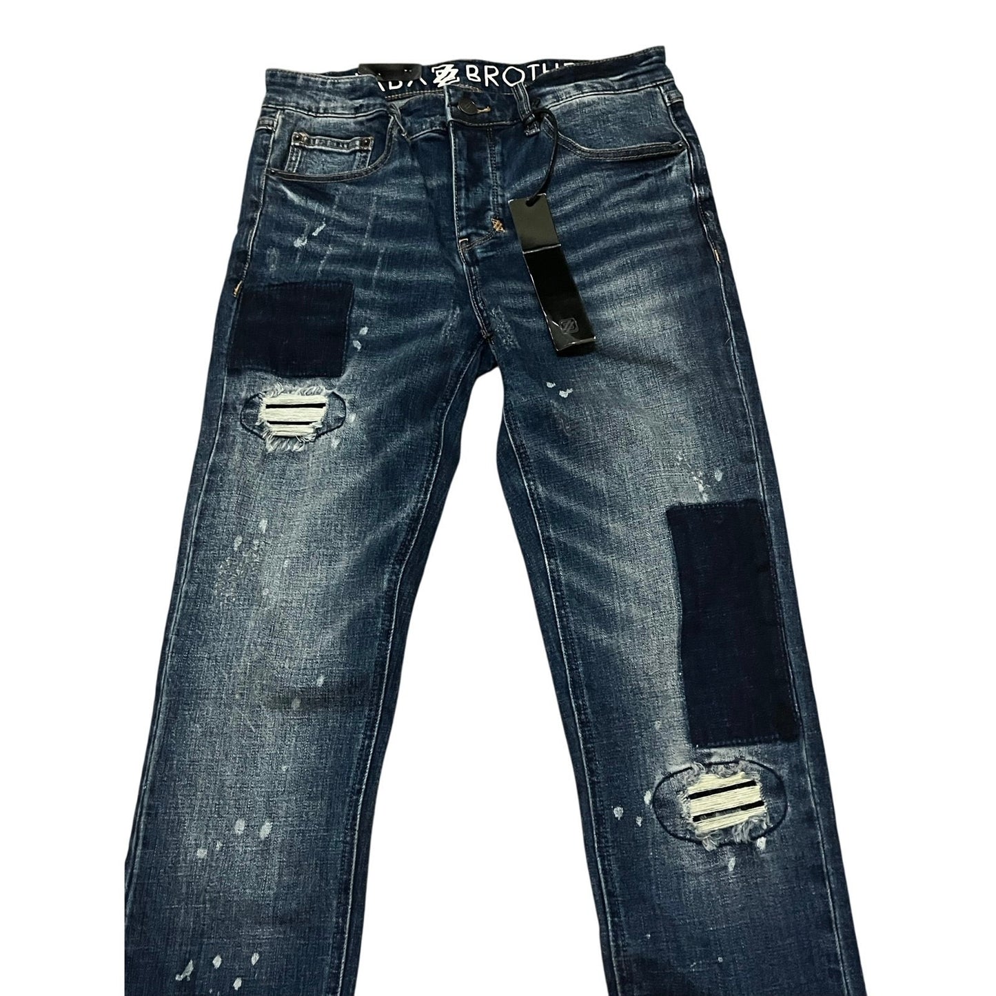 Shabaz Brothers Men’s Jean’s size 30 With Dark Blue pouches On The Legs