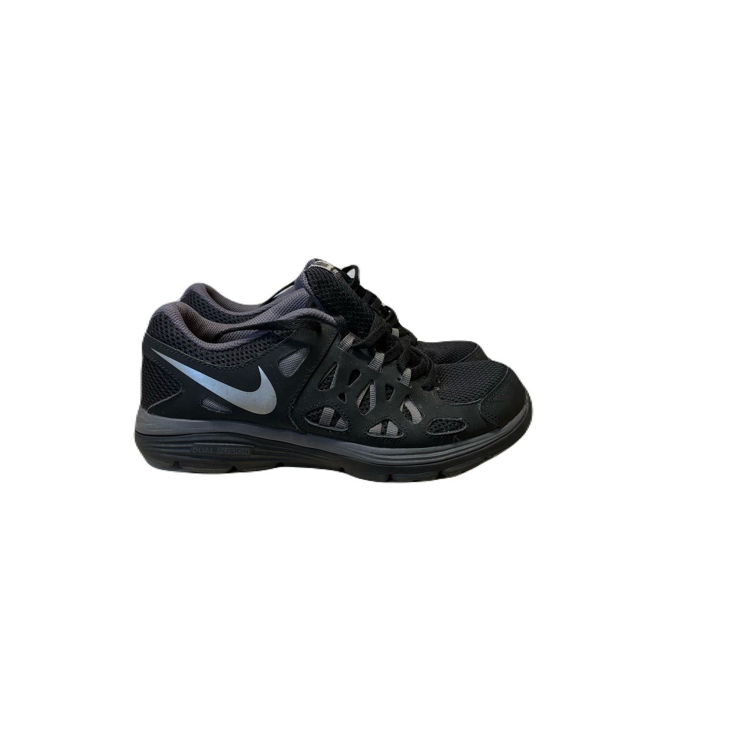 Black & Gray Nike Sneakers For Kids unisex Size 6