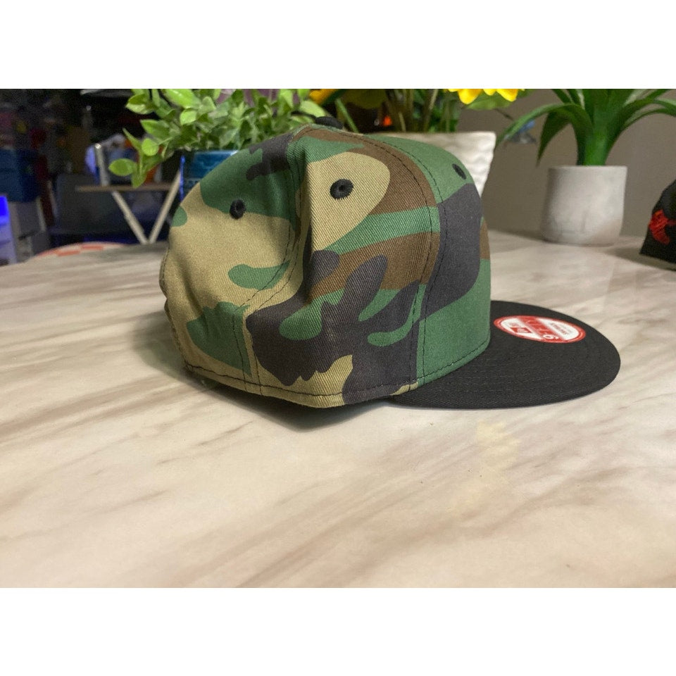 SnapBack New Era Hat Army & Black