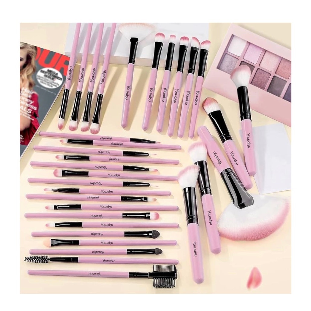 Makeup Brushes, Makeup Kit 32 PCS, Make up Brushes Set Pink for Makeup
