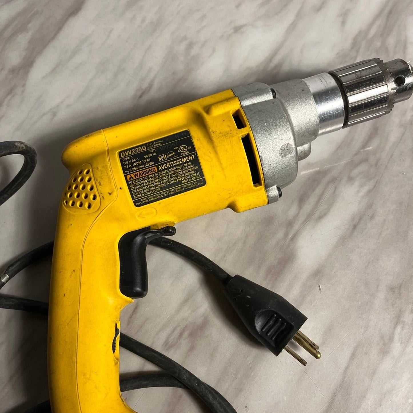 DEWALT Screw Gun, Variable-Speed Reversible, Positive Clutch, 6.5-Amp