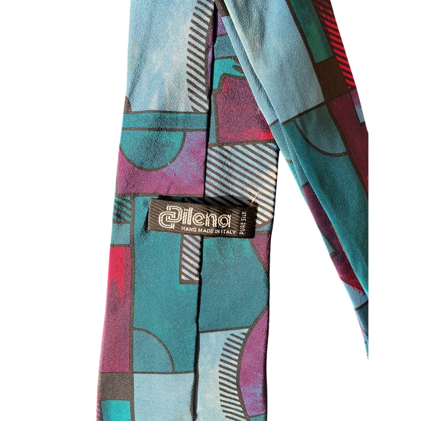 Dilena Pure Silk Hand Made in Italy Patterned Tie