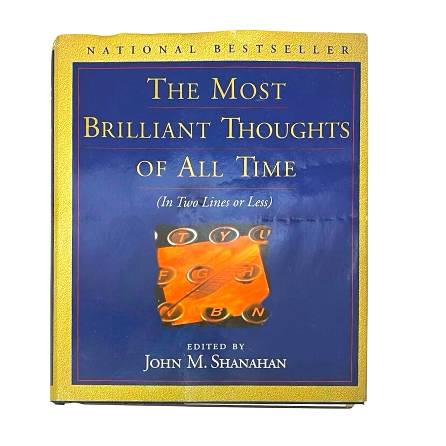 The Most Brilliant Thoughts Of All Time Hardcover Book