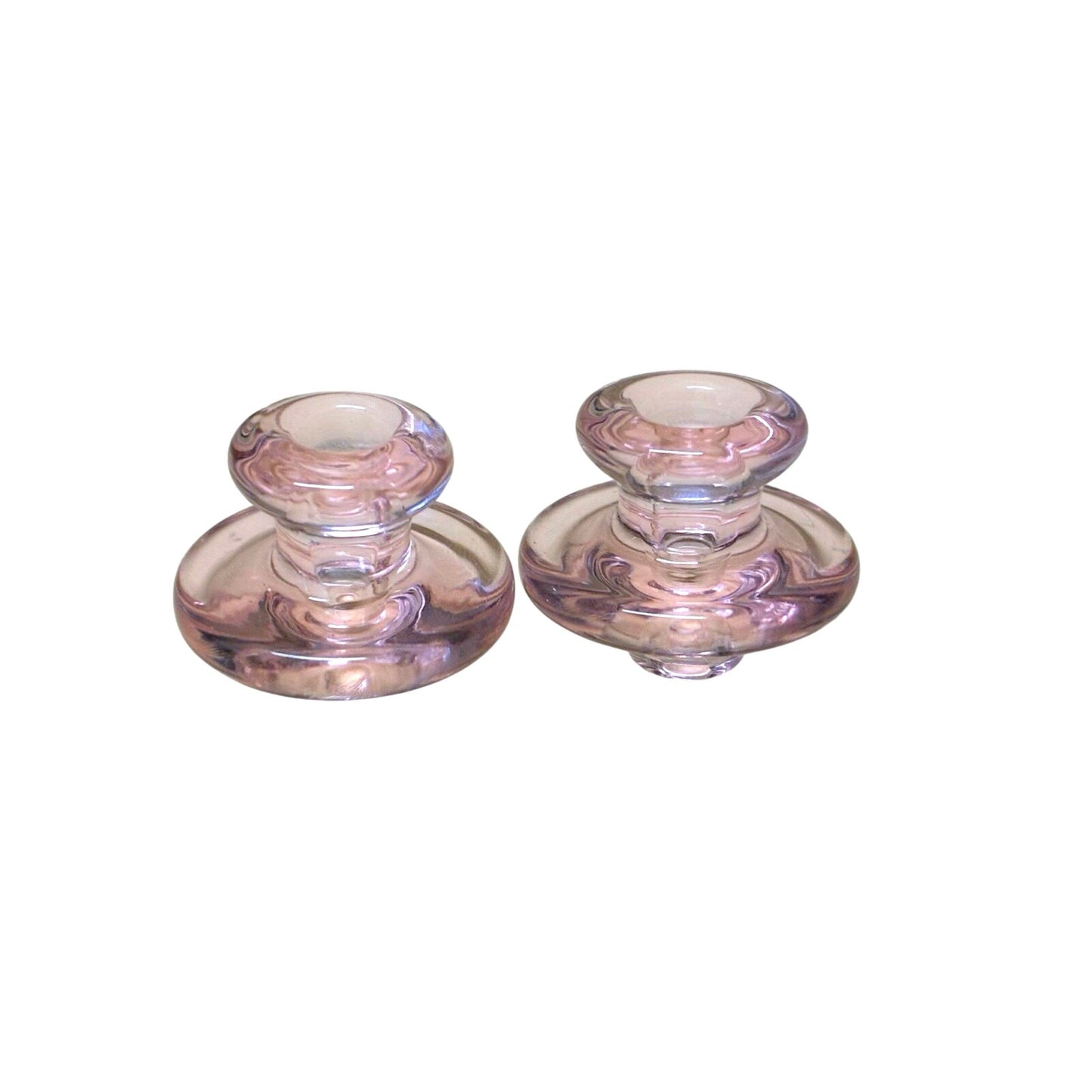 2 Piece Glass Cap Pink