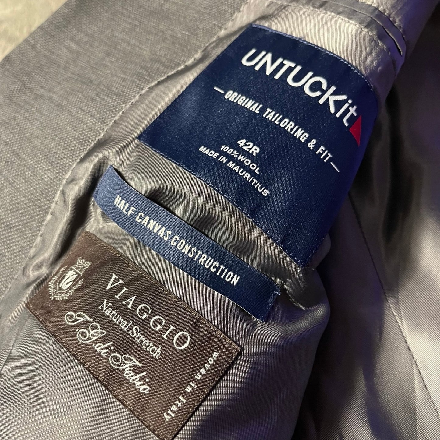 Untuckit Wrinkle-Resistant Palazzo Sport Coat Size 42R