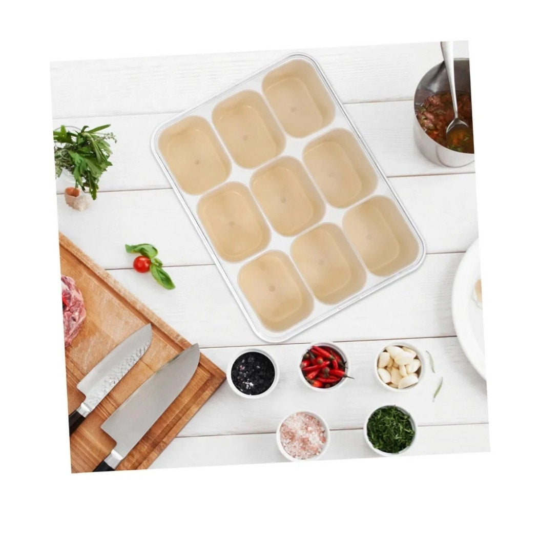 Divided Serving Tray with Lid and Handle Snackle Snack Box Charcuterie Container