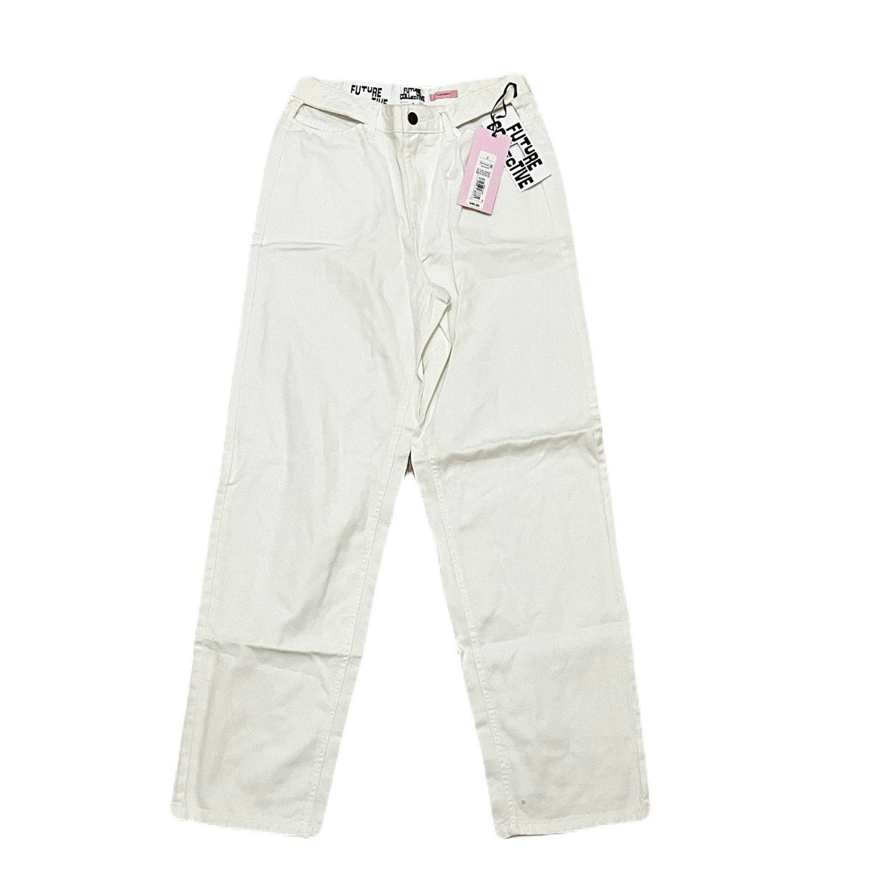 Future Collective White Women’s Jean’s Size 4