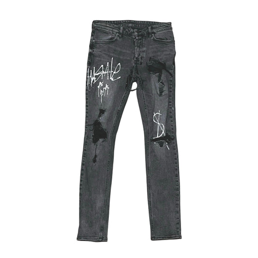 Ksubi Men’s Jean’s With Holes On The knees as decoration
