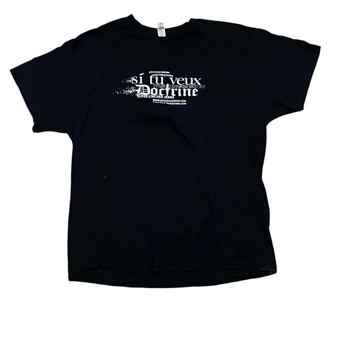 Si Tu Veux & Doctrine Black Men’s Shirt Size XL