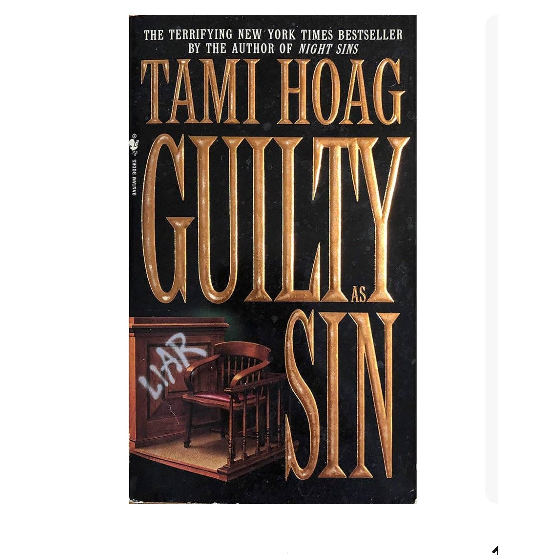 Guilty As Sin Tami Hoag HardCover Book