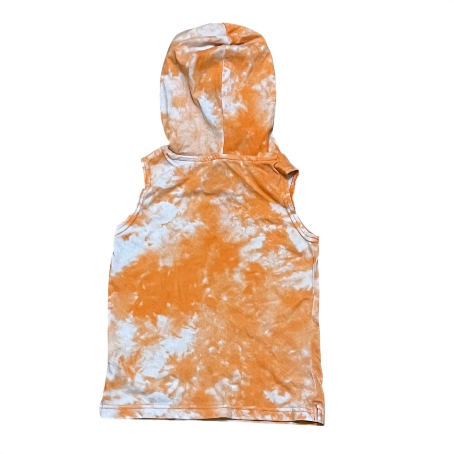 Wonder Nation Orange Kids Tan Top With Hoodie Size 4