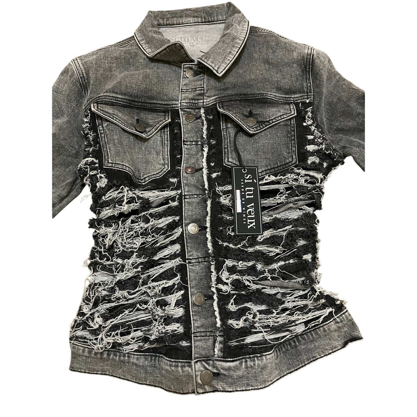 Si Tu Veux Women’s Jean Jacket Size 32