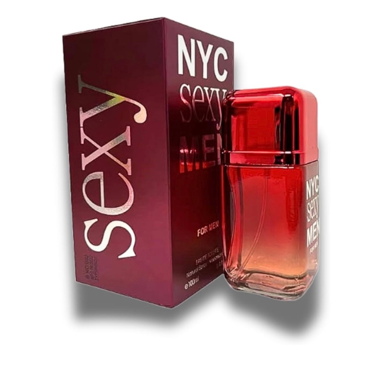 NYC Sexy Men, Amber Fougere fragrance for men. Eau de Toilette 3.4 Fl Oz.