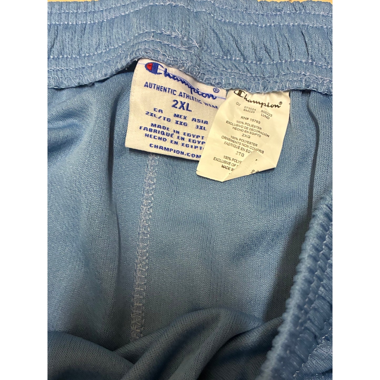 Champion Basketball Shorts Sky Blue Size 2XL New