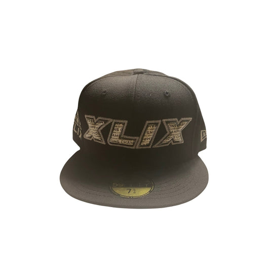 New Era Hat 7 5/8 Black Xlix