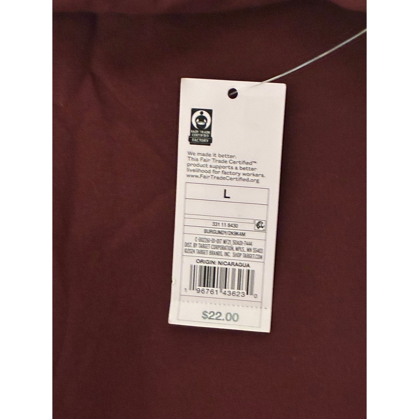 Wild Fable Burgundy Women’s Leggings Size Large New