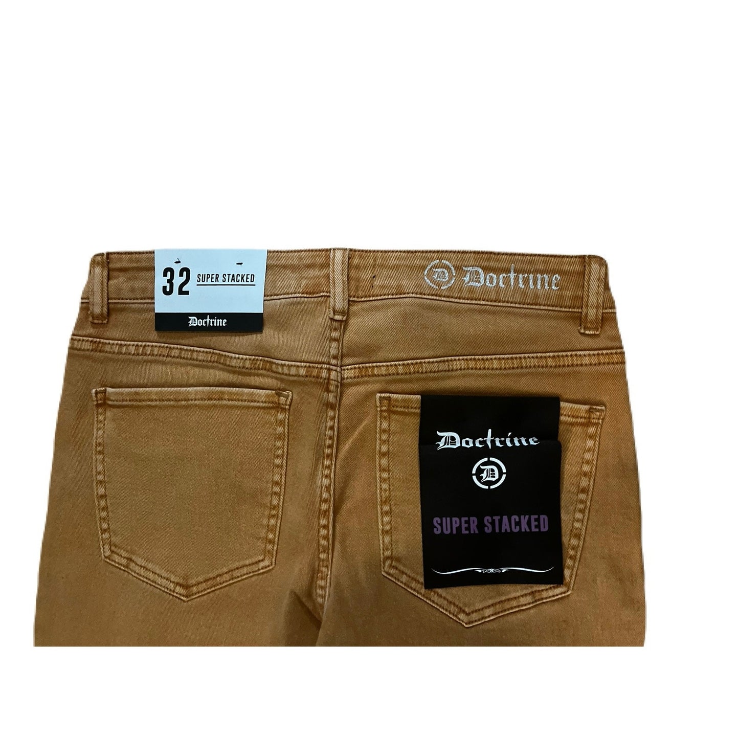 Doctrine Classic Stacked Brown Superstack Size 32