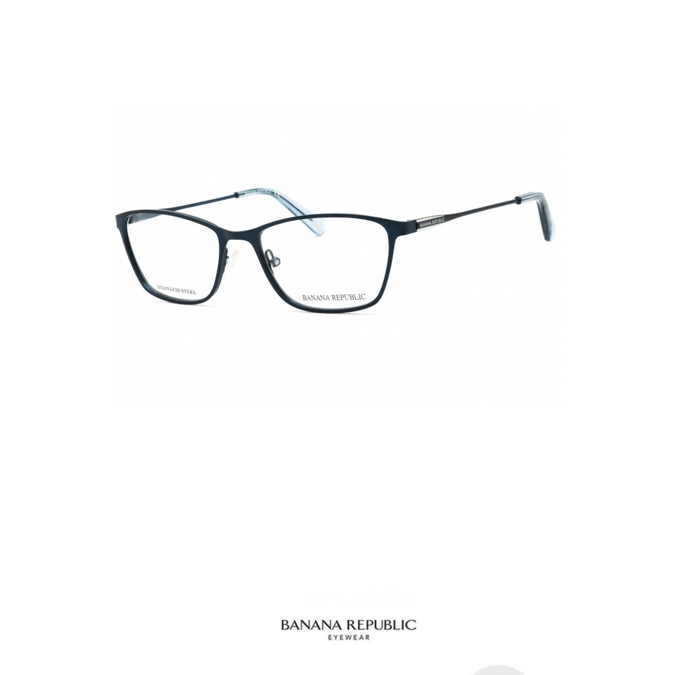 Banana Republic BR 201 Metal Rectangular Women's's Eyeglasses Color 0E8W