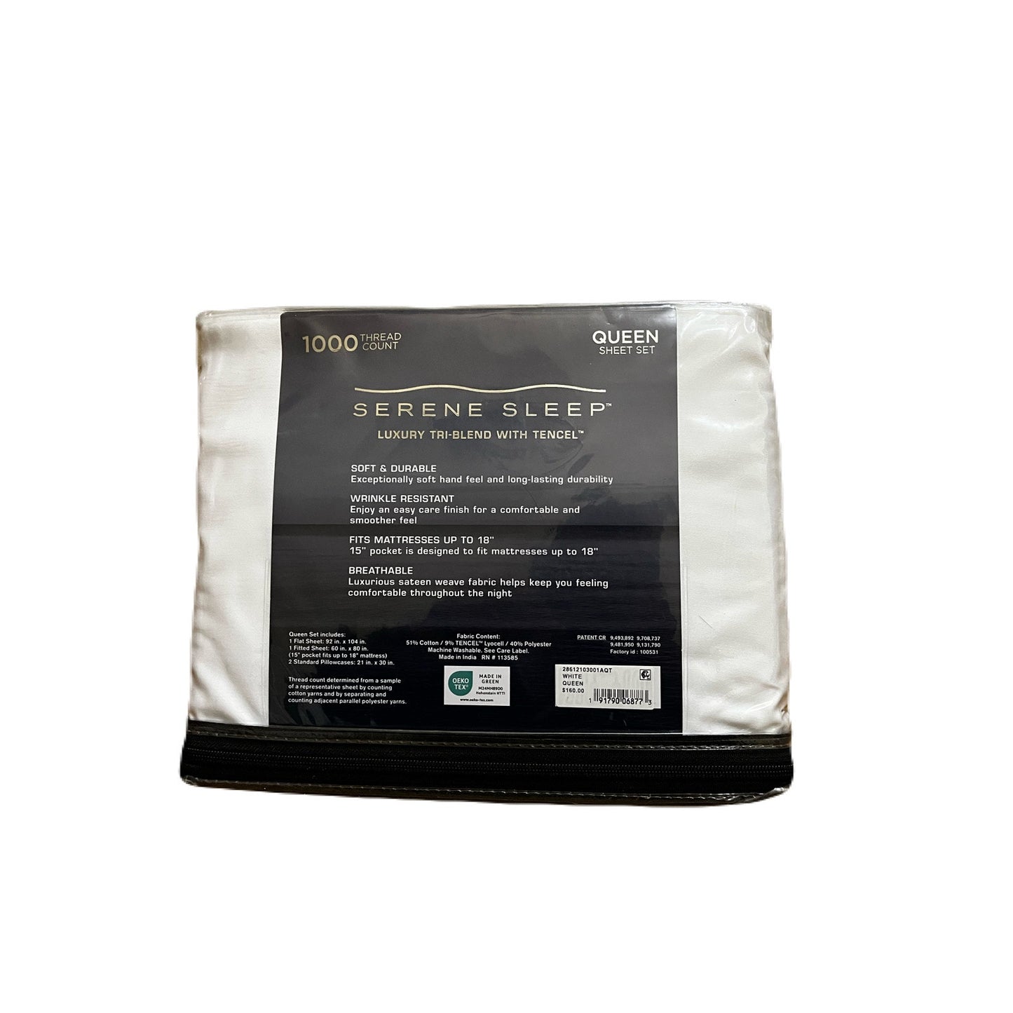Serene Sleep 1000 Thread Count 4 Pc. Sheet Set