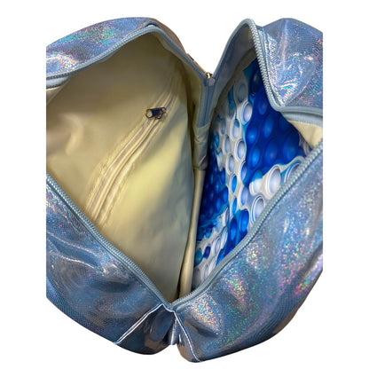 Pop Bubble Fidget Silicon Backpack – Assorted Colors Blue
