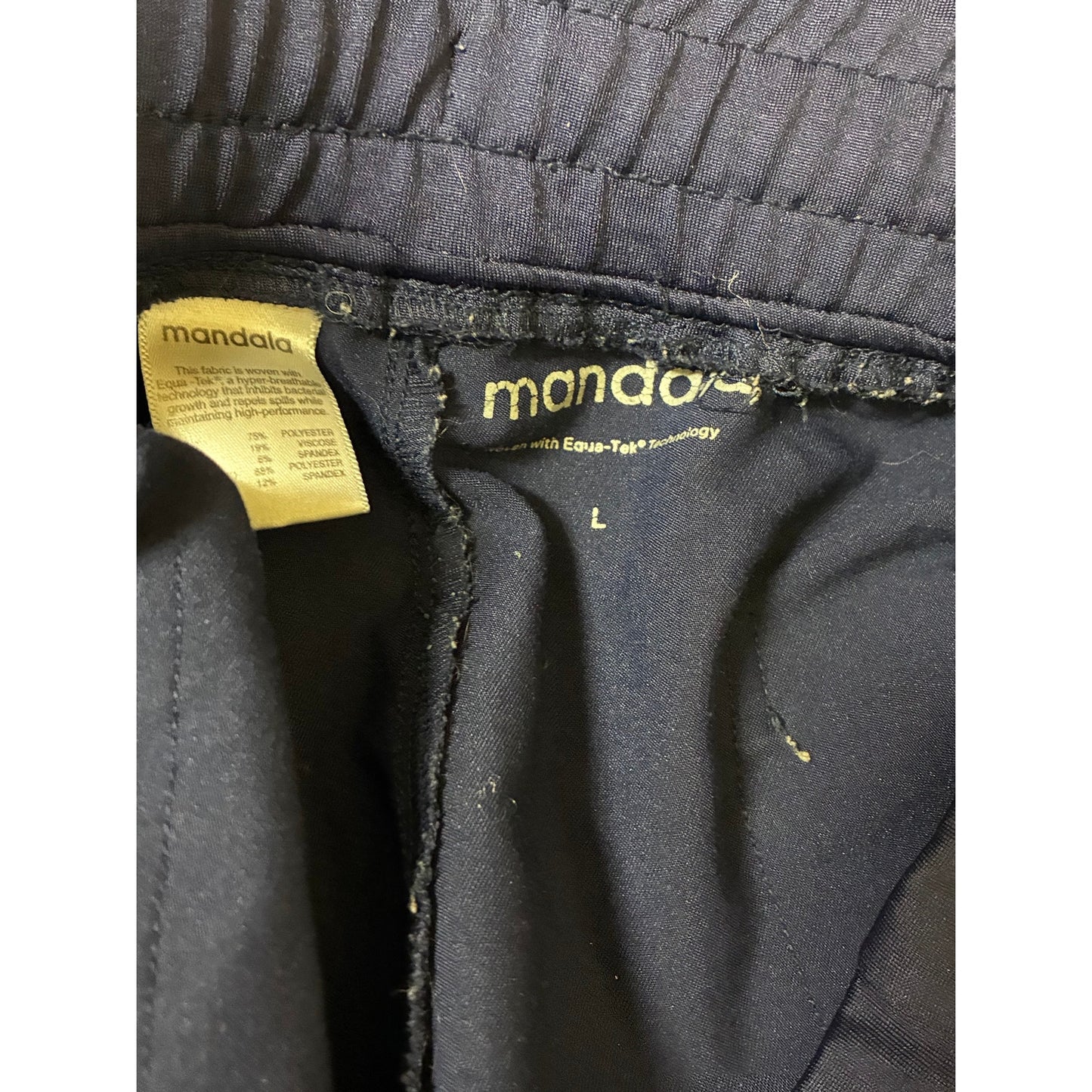 Mandala Women's Navy Blue Pants Size Large