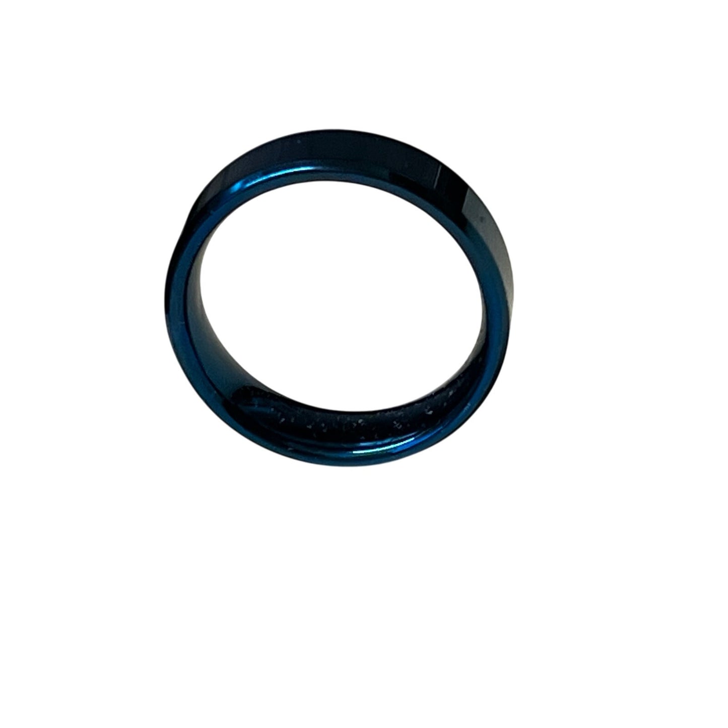 Blue Stainless Steel Men’s Ring Size 19 Brand New