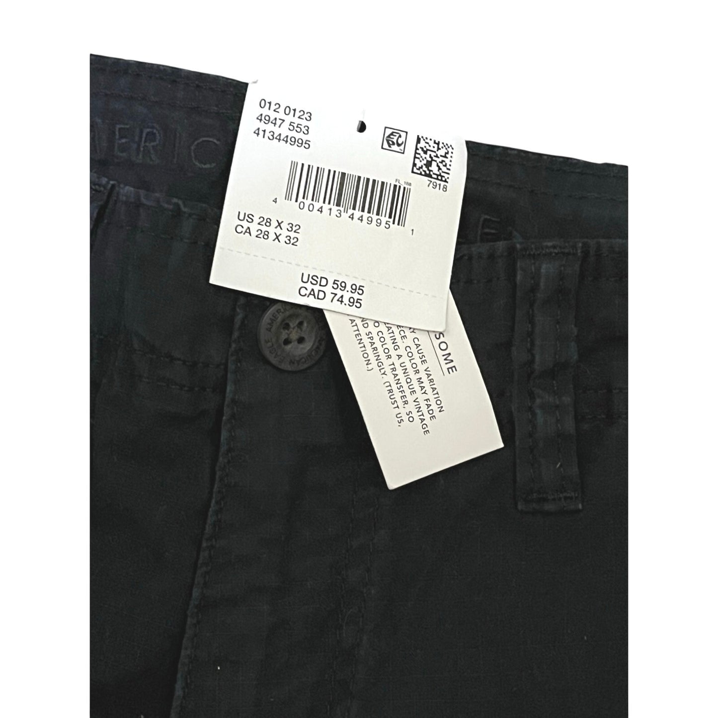 American Eagle Black Men’s Cargo Pants Size 28/32