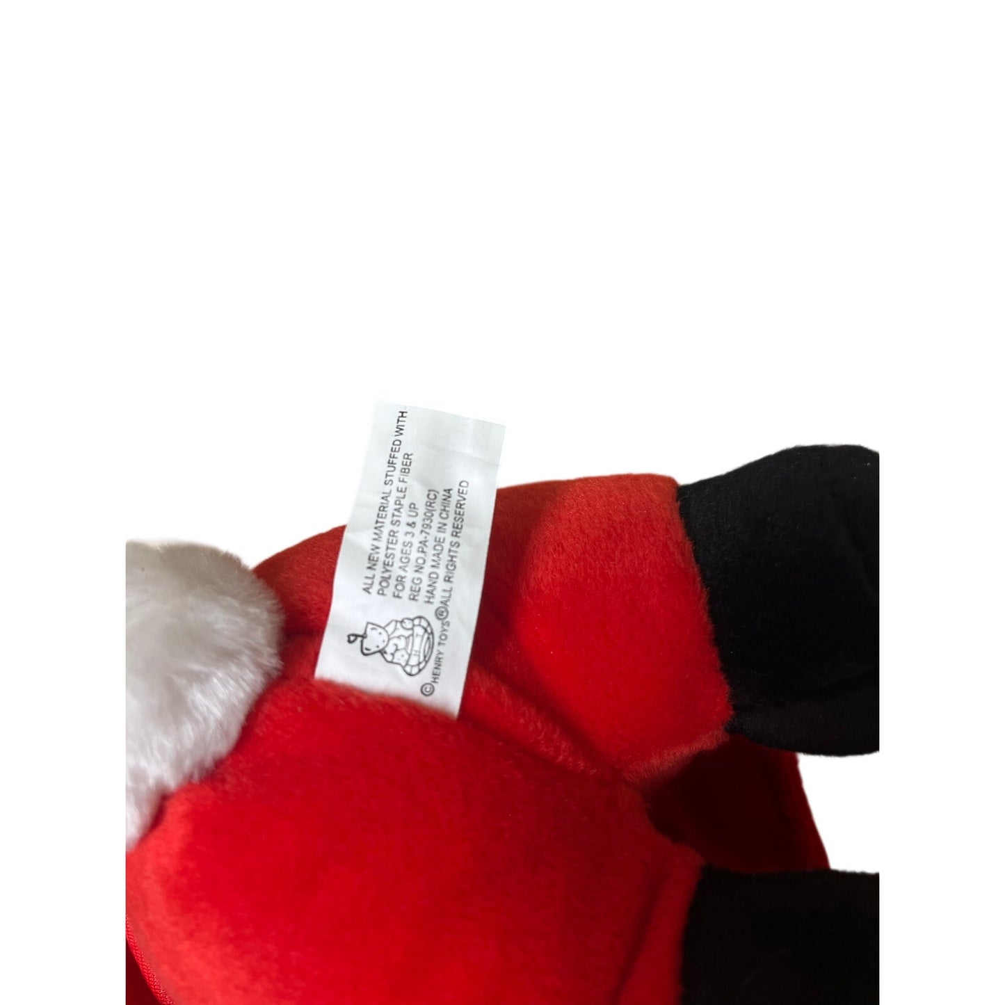 Santa terry Bear 8” Stuff animal