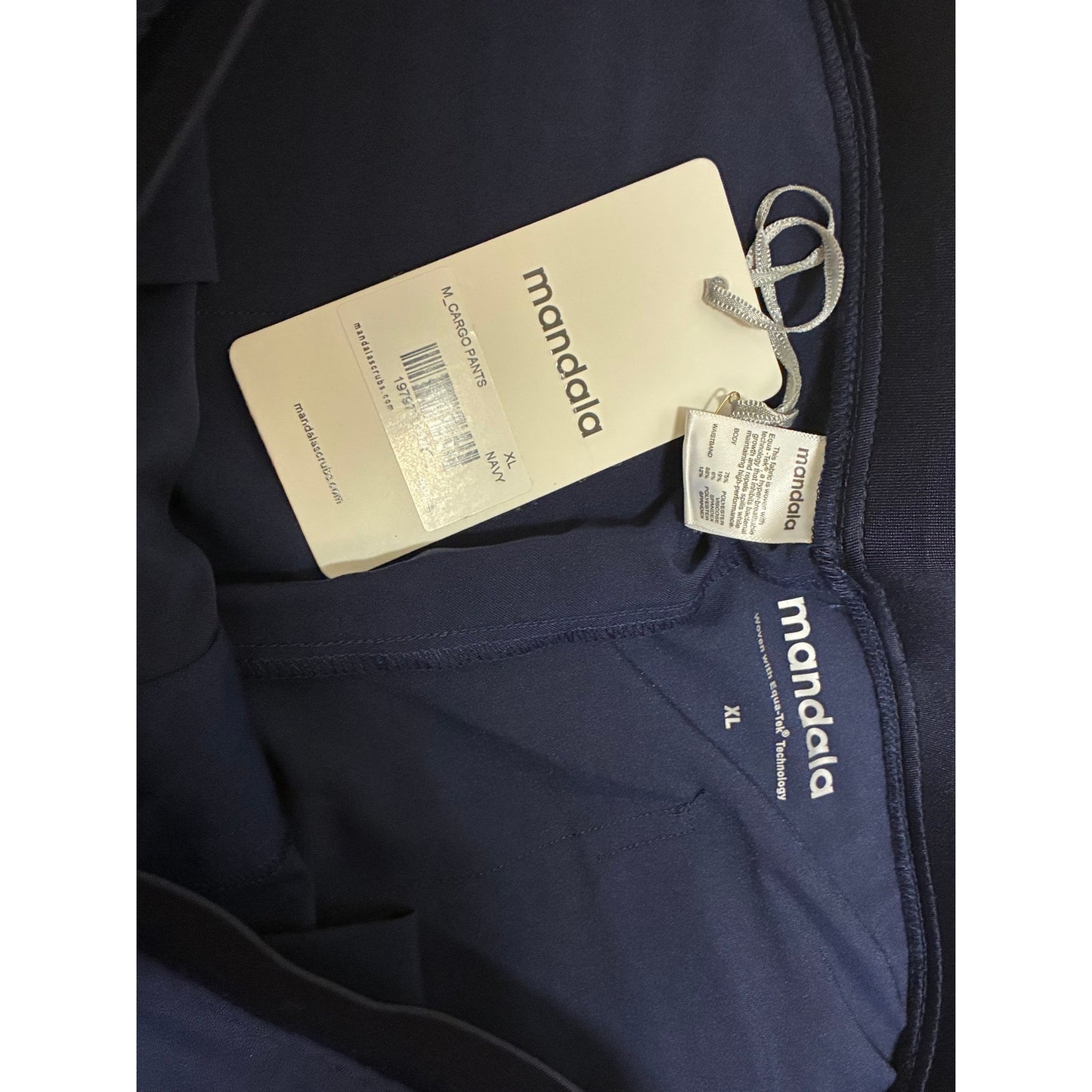 Mandala Men’s Cargo Pants Navy XL 6 Pockets New
