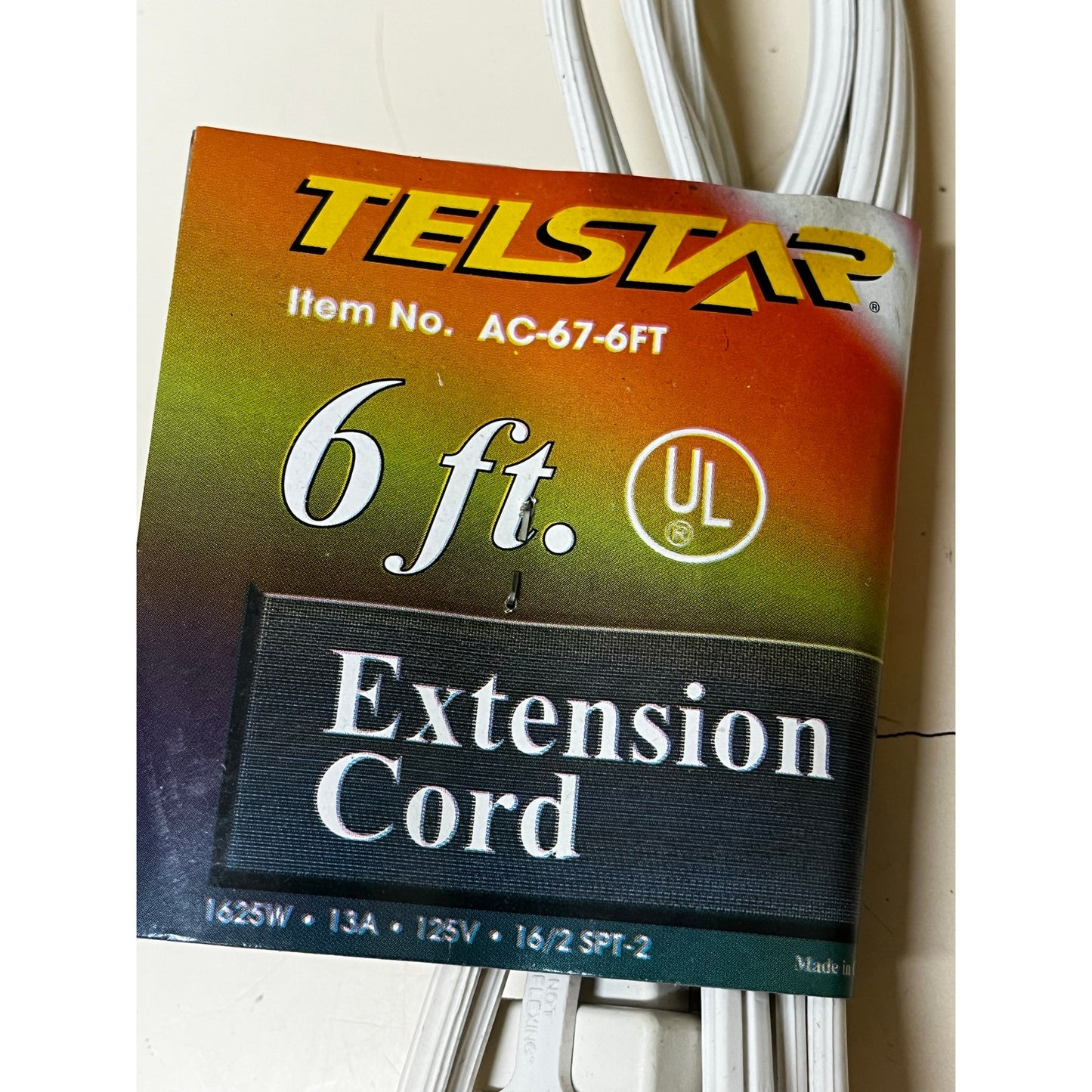 Telstar 6ft Extension Cord