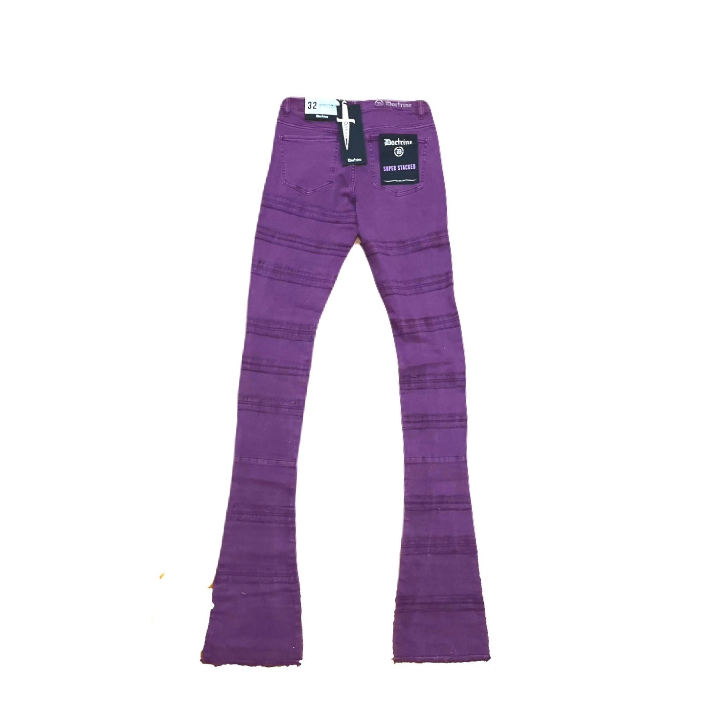 Doctrine Kill Joy Superstack Purple Men’s Jean’s Size 36