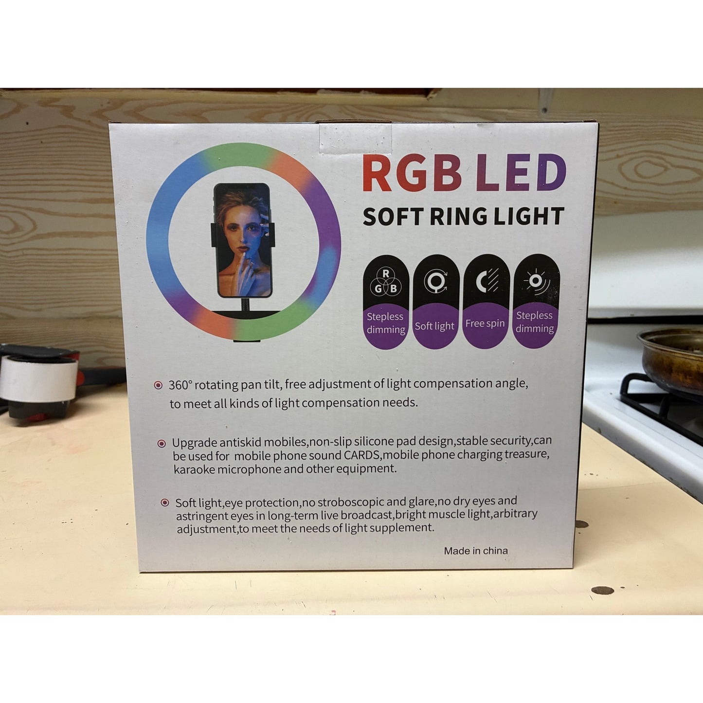 RGB LED Soft Ring Light MJ30