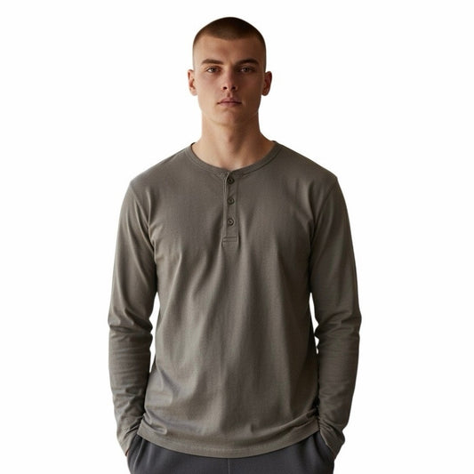 Good Fellow & co Men’s Long Sleeve With 3 Buttons Size Small
