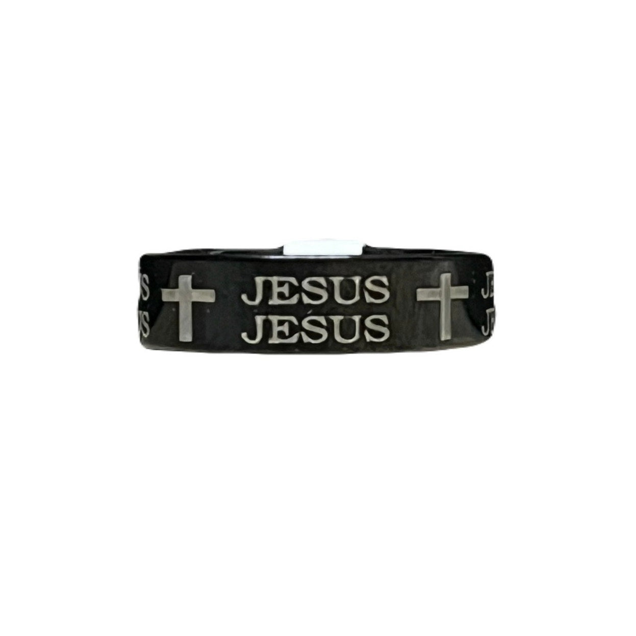 Black Jesus Stainless Steel Men’s Ring Size 18