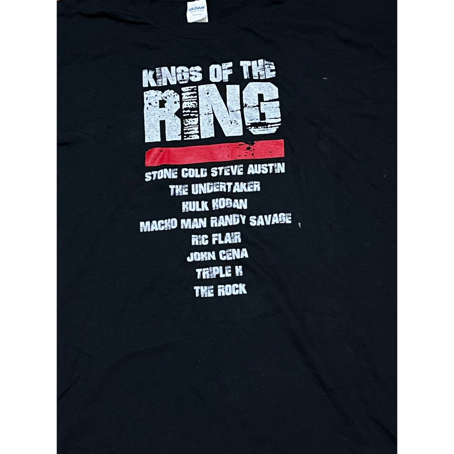 King Of The Ring Black Men’s T-Shirt Size  X-Large
