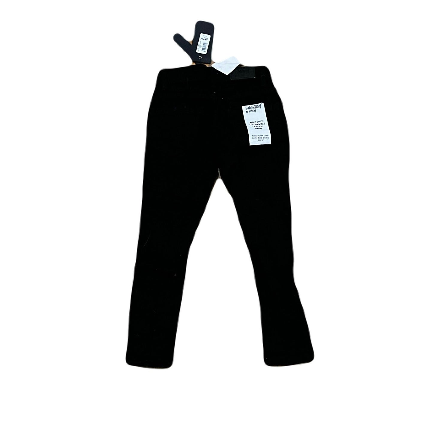 Jet Black & Yellow Kids Jeans Size 6 Slim