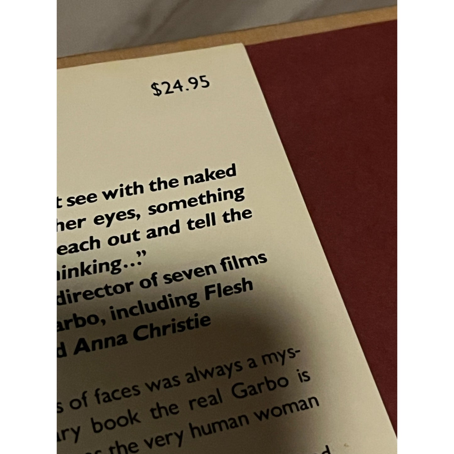 Garbo Her Story Antoni Gronowicz Hardcover Book