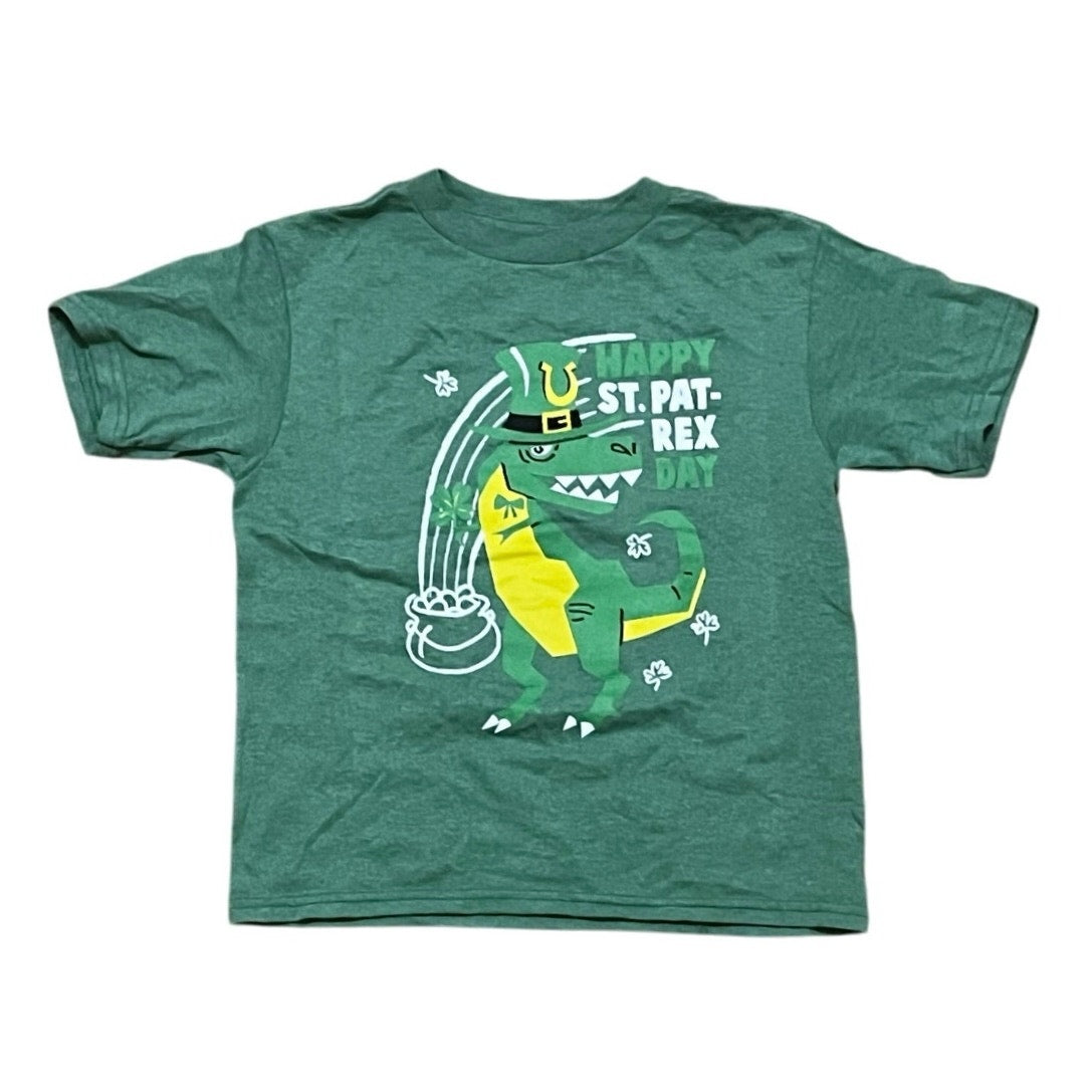 Hybrid Green Kids Happy St Pat Rex Day Size 4