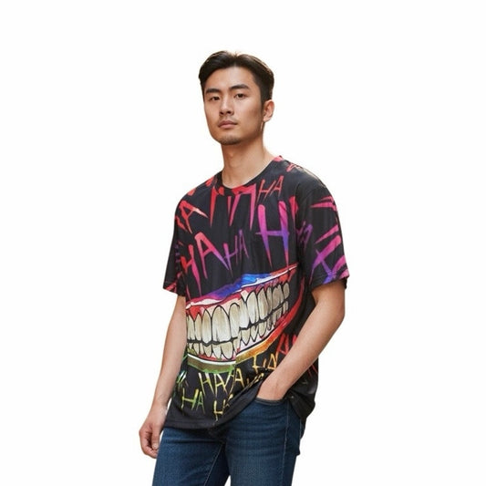 Men’s Ha Ha Ha Black T-Shirt Size Small