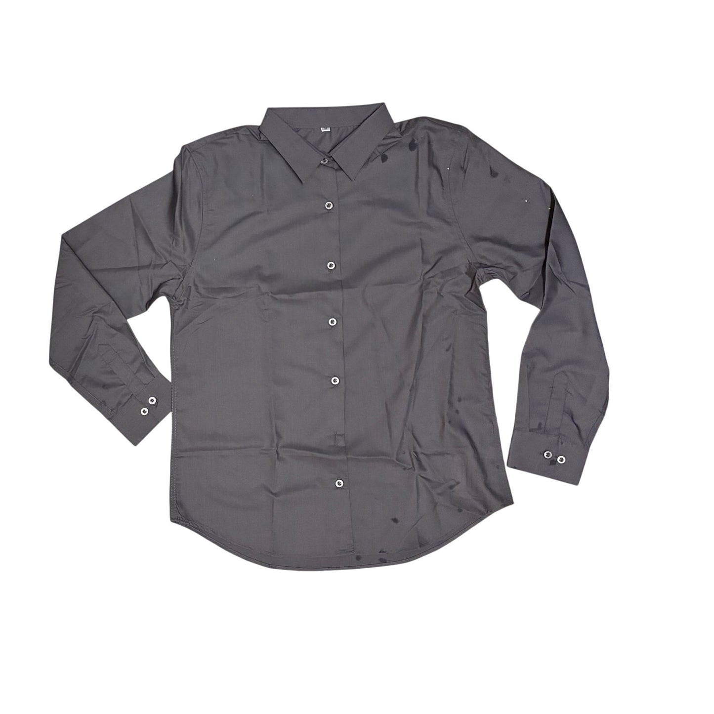 Ruisin Women’s Button Down Dark Gray Size Medium New