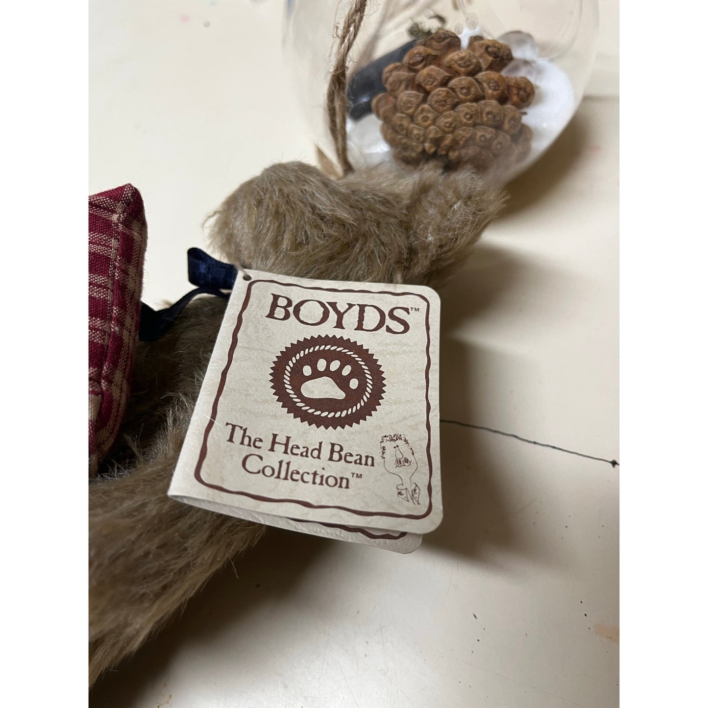 NEW Boyds Bears Head Bean Collection 903067 Bea A. Goodfriend Brown Stuffed 8”