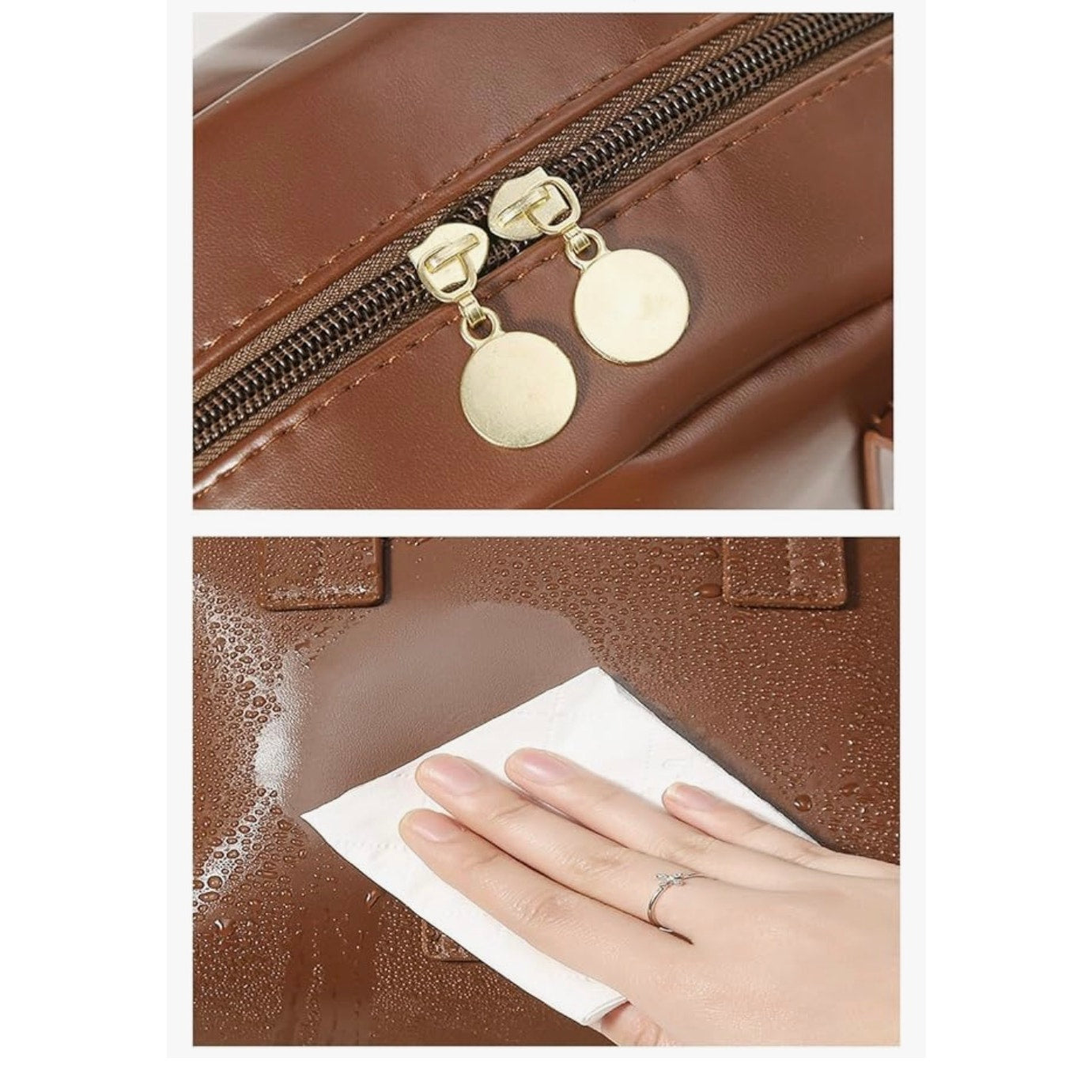 Makeup Bag,Travel Makeup Bag, Cosmetic Bags for Women and Girls White