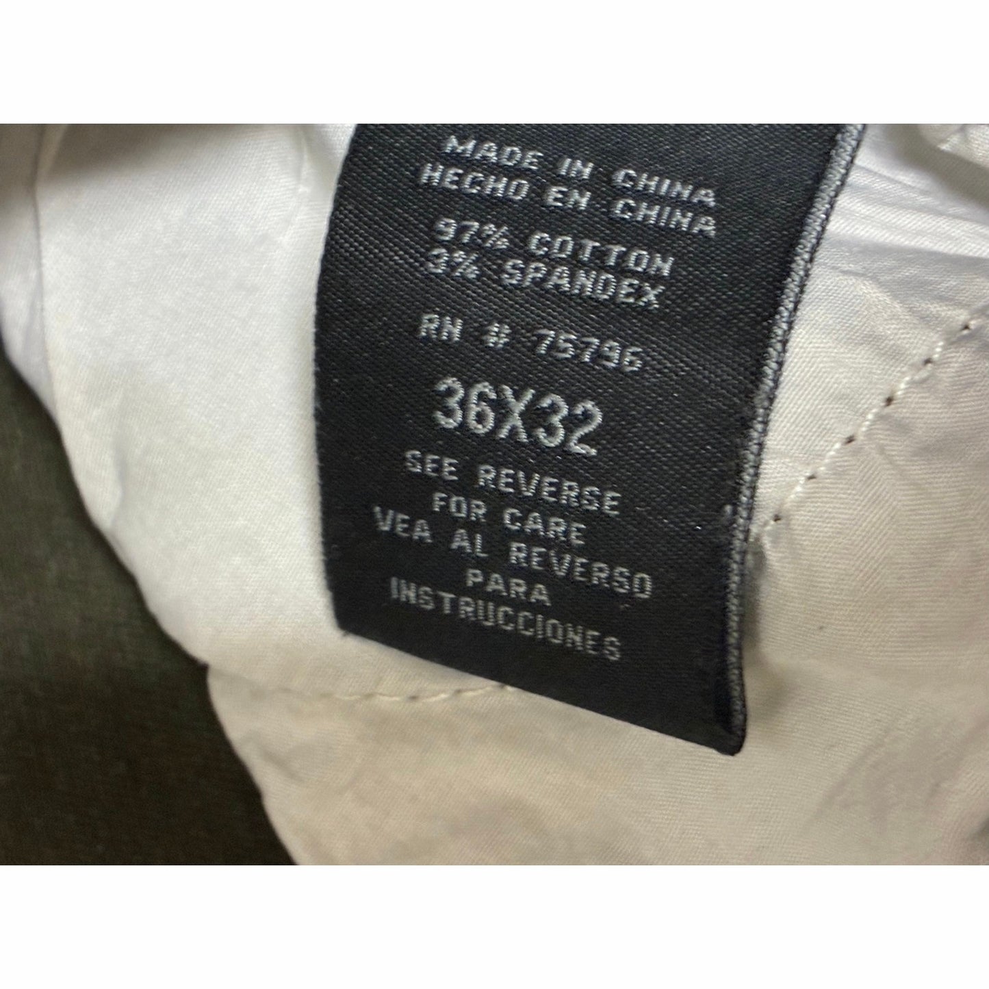 Waimea Men’s Skinny Fit Army Green Jean’s Size 36X32
