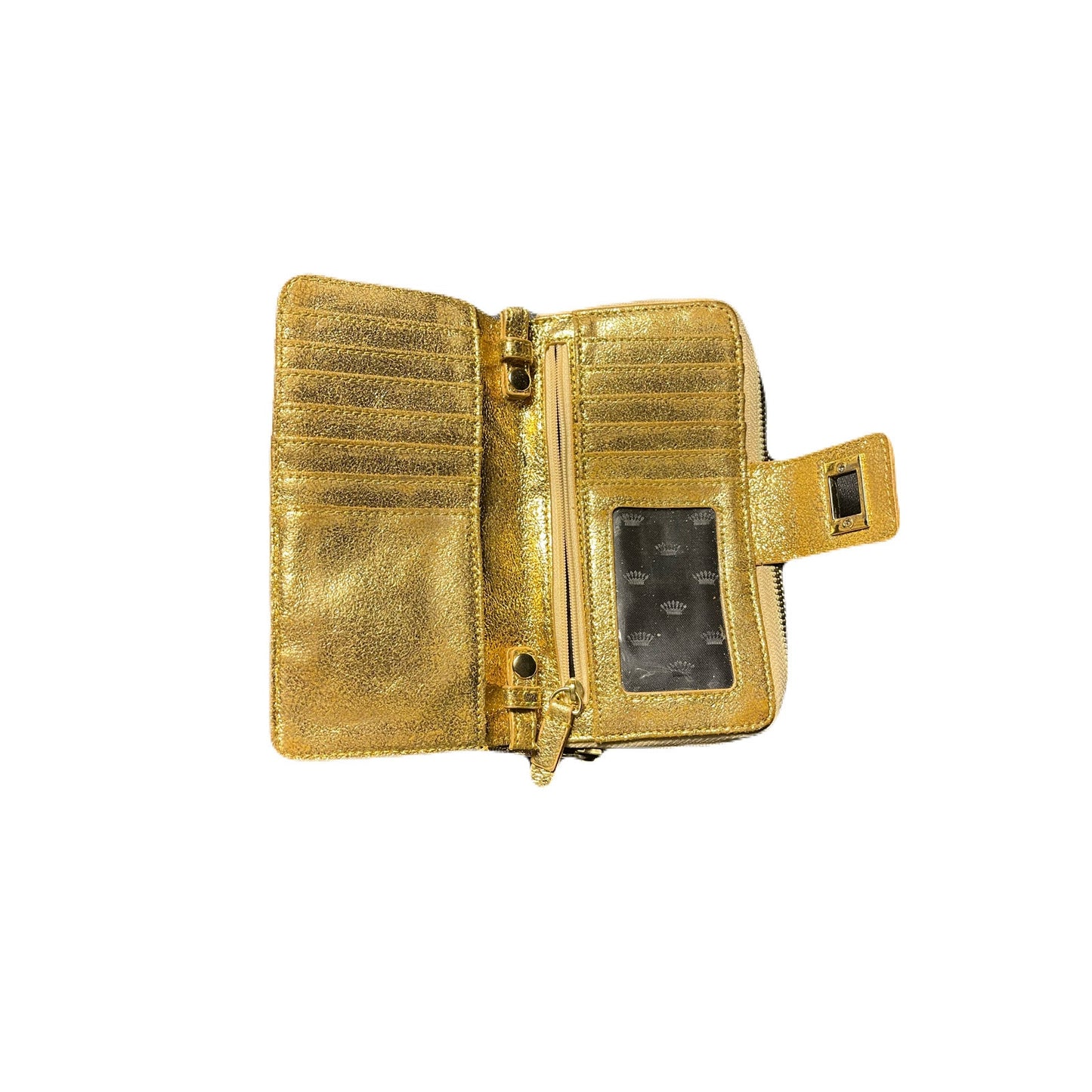 Gold Juicy Couture Women’s Wallet 7” W X 4” L