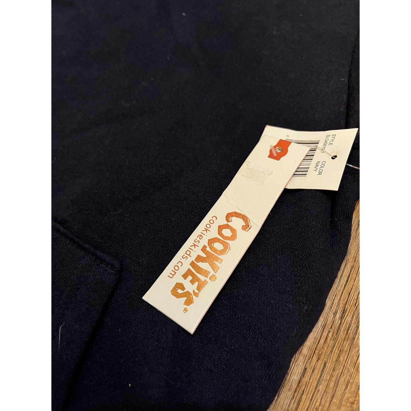 Cookies Kids Hoodie unisex Size 14/16 Navy Blue
