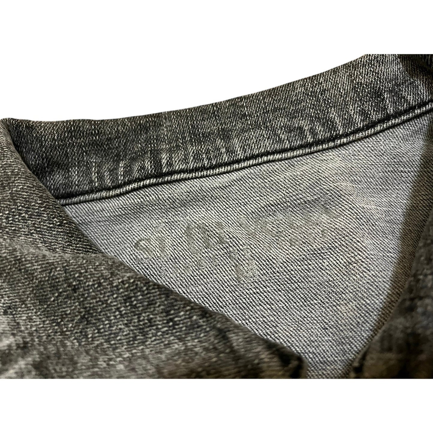 Si Tu Veux Grey & Black Women’s Jean Jacket Size 32