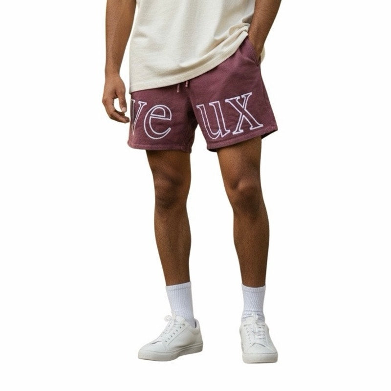 Si Tu Veux Men’s Sweatpants burgundy Size XL